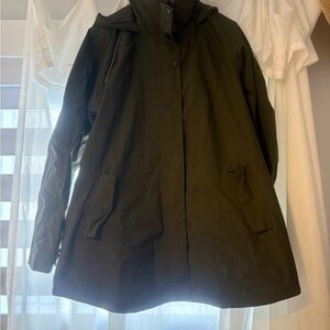 Helly Hansen Dark Green Rain Jacket